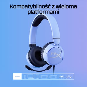 HyperX Cloud Mini – zestaw słuchawkowy dla graczy (lawendowy)