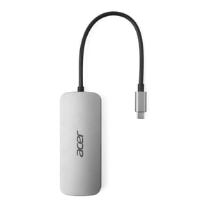 Acer 7in1 Type C Dongle Przewodowa USB 3.2 Gen 1 (3.1 Gen 1) Type-C Srebrny