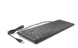 DeLOCK 12170 klawiatura Uniwersalne USB QWERTZ Niemiecki Czarny