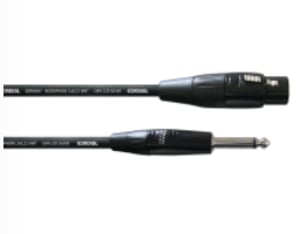 Cordial CIM 10 FP kabel audio 10 m XLR (3-pin) 6.35mm Czarny