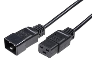 Microconnect PE141550 kabel zasilające Czarny 5 m C20 panel C19 panel