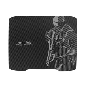 LogiLink CarbonRace Gaming-Mauspad Schwarz, Grau