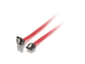 Equip 111802 SATA-kabel 0,5 m, SATA 7-stifts, röd