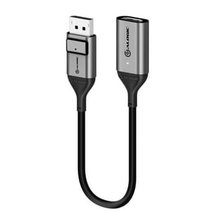 ALOGIC ULDPHDA-SGR 0.2 m DisplayPort to HDMI Cable Adapter, Black, Silver