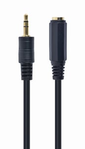 Gembird CCA-421S-5M 3.5mm Audio Cable, Black