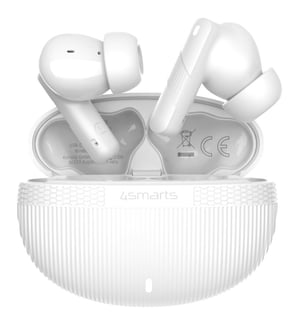 4smarts SkyBuds Pro ANC Zestaw słuchawkowy True Wireless Stereo (TWS) Douszny Połączenia/Muzyka/Sport/Codzienność Bluetooth Biały