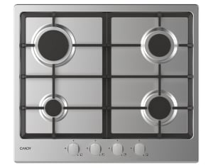 Candy Idea CHG6BRX Edelstahl Einbaugerät 60 cm Gas 4 Kochzonen