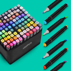 Extralink Set of ALCOHOL MARKERS, 100 PCS