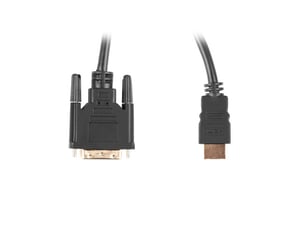 Lanberg CA-HDDV-20CU-0030-BK kabeladapter 3 m HDMI typ A (standard) DVI-D svart
