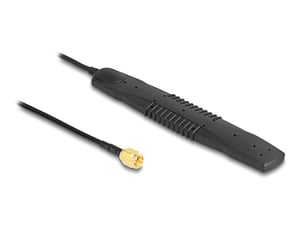 DeLOCK Antena 5G LTE, WLAN, męskie SMA, 2,5 dBi, wielokierunkowa, stała, czarny, samoprzylepna