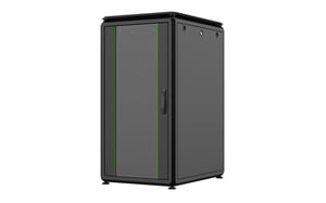 Lanview RDL22U68BL 22U-Rack, freistehendes Rack, schwarz