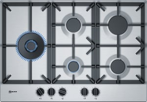 Neff T27DS79N0 Stove Top Stainless Steel Built-in 75 cm Gas 5 zones