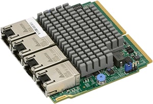 Supermicro SIOM 4X RJ45-Adapter, intern, RJ-45