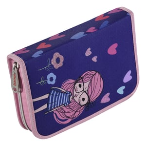 Hama Pretty Girl Stiftehalter aus Polyester, blau, rosa, violett