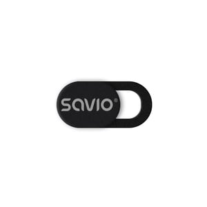 Savio AK-50 Webcam-Abdeckung Schwarz Datenschutzabdeckung Schwarz Kunststoff