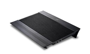 DeepCool N8 Black Laptop Cooling Pad, 43.2 cm (17"), 1000 RPM, Black