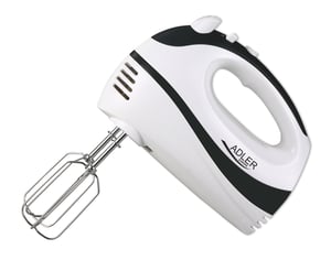 Adler AD 4205 300 W Hand Mixer, Black, White