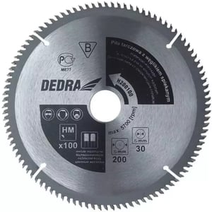 DEDRA H250100 circular saw blade, 25 cm, 1 pc.