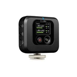 Shure MV-R-Z6 Odbiornik mikrofonu bezprzewodowego Mocowanie kamery