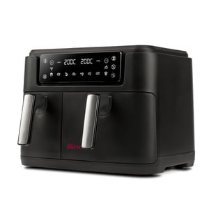 Girmi FG26 Fritteuse, doppelt, 9 l, Standgerät, 2400 W, Heißluftfritteuse, schwarz