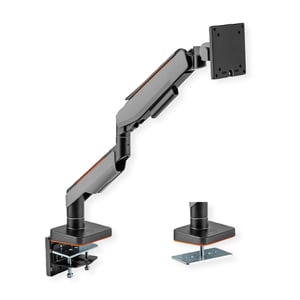 ROLINE 17031108 Monitor Mount / Stand, 124.5 cm (49"), Desk, Black, Gray