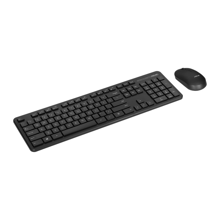 ASUS CW100 klawiatura Dołączona myszka Uniwersalne RF Bezprzewodowy + USB Czarny