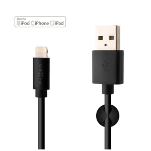 FIXED FIXD-UL-BK kabel Lightning 1 m Czarny