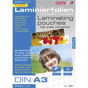 Genie 10264 folia do laminowania 50 szt.