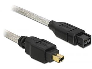 DeLOCK FireWire A/B, 3,0 m, grau