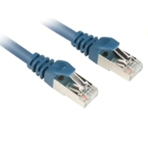 Sharkoon 0.25 m Cat.6 S/FTP Network Cable, Blue, 0.25 m Cat6 S/FTP (S-STP)