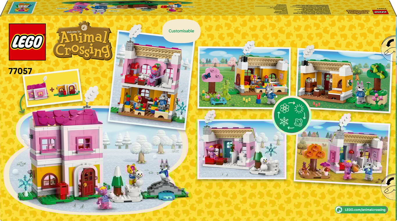 фото Блоковий конструктор LEGO Animal Crossing Творчі будинки: сезони розваг (77057)