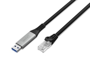 Digitus USB-A-zu-RJ45-Ethernet-Kabel, 1 Gbit/s, 2 m