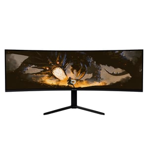 Arozzi Nova 49” Curved Computer Monitor 124.5 cm (49") 5120 x 1440 px Dual QHD LED Black