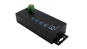 EXSYS EX-1186HMVS-2 huby i koncentratory USB 3.2 Gen 1 (3.1 Gen 1) Type-B 5000 Mbit/s Czarny