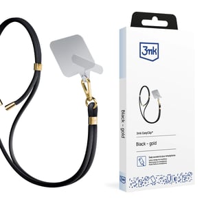 3MK EasyClip-rem för mobiltelefon, nylon, zink, svart, guld