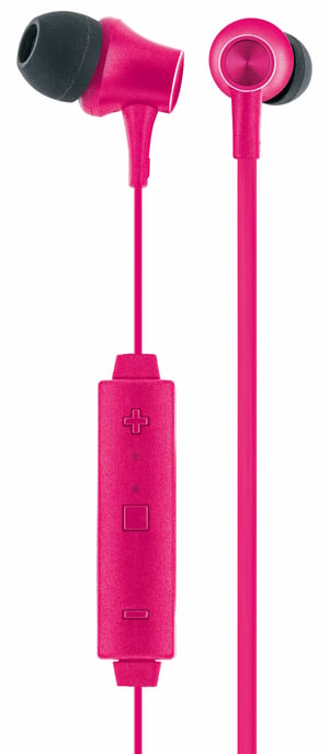 Schwaiger KH710BTP Wireless In-Ear Headset for Calls/Music, Micro-USB, Bluetooth, Pink