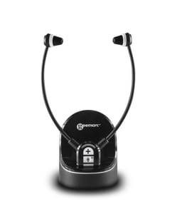 Geemarc Telecom CL7370 Wireless Headset, Neckband, Black