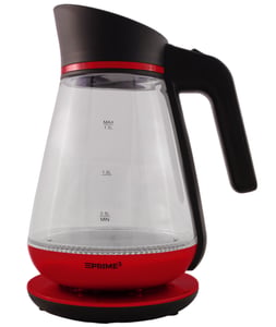 PRIME3 SEK51RD 1.5 L 2200 W Electric Kettle, Red, Transparent
