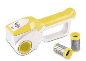 Beper 90.071 Electric Grater / Spiralizer White, Yellow