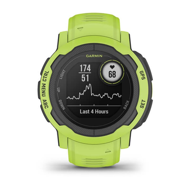 фото Смарт-годинник Garmin Instinct 2 - Standard Edition Electric Lime (010-02626-11)