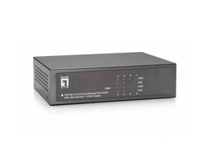LevelOne FEP-0812 przełącznik sieciowy Fast Ethernet (10/100) Obsługa PoE Czarny