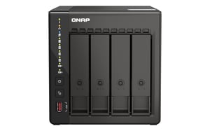 QNAP TS-453E NAS Tower Intel® Celeron® J6412 8 GB 0 TB QNAP QTS Czarny