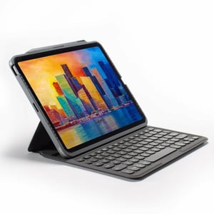 ZAGG Pro Keys tangentbord, universellt Bluetooth QWERTY, engelska, grått