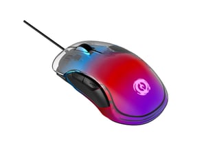 Canyon Braver GM-728, Gaming-Maus mit Optical Crystal-Sensor, Instant 825, ABS-Material, Huanuo-Schalter mit 10 Millionen Schaltzyklen, 1,65 m langes TPE-Kabel mit Magnetring, Gewicht: 114 g, Abmessungen: 122,6 × 66,2 × 38,2 mm, schwarze Maus