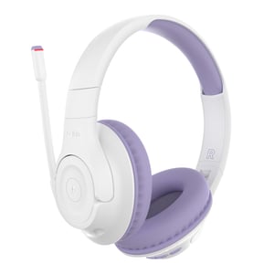 Belkin SOUNDFORMINSPIRE OVEREAR HEADSET LAV Kopfhörer-Set (kabelgebunden und kabellos) Kopfbügel Anrufe/Musik USB Typ C Bluetooth Lavendel, Weiß