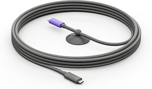 Logitech 952-000195 USB-kabel USB 3.2 Gen 2 (3.1 Gen 2) 5 m USB-C Grafit, Lila