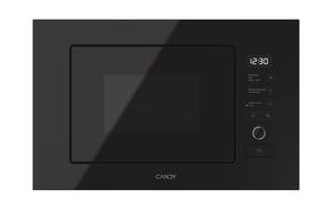 Candy MICG20GDFB Schwarze Mikrowelle mit Grillfunktion, Einbaugerät, 20 l, 800 W