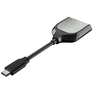 SanDisk Extreme PRO USB 3.2 Gen 1 (3.1 Gen 1) Type-C-Kartenlesegerät, schwarz, silber