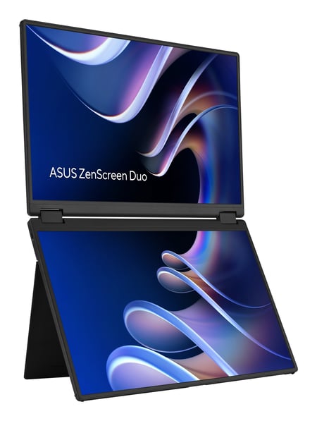 ASUS ZenScreen Duo MB14FCD Przenośny monitor Czarny 35,6 cm (14") LCD 1920 x 1200 px