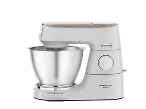 Kenwood KVC65.001WH Küchenmaschine 1200 W, 5 l, Edelstahl, Weiß, integrierte Waage